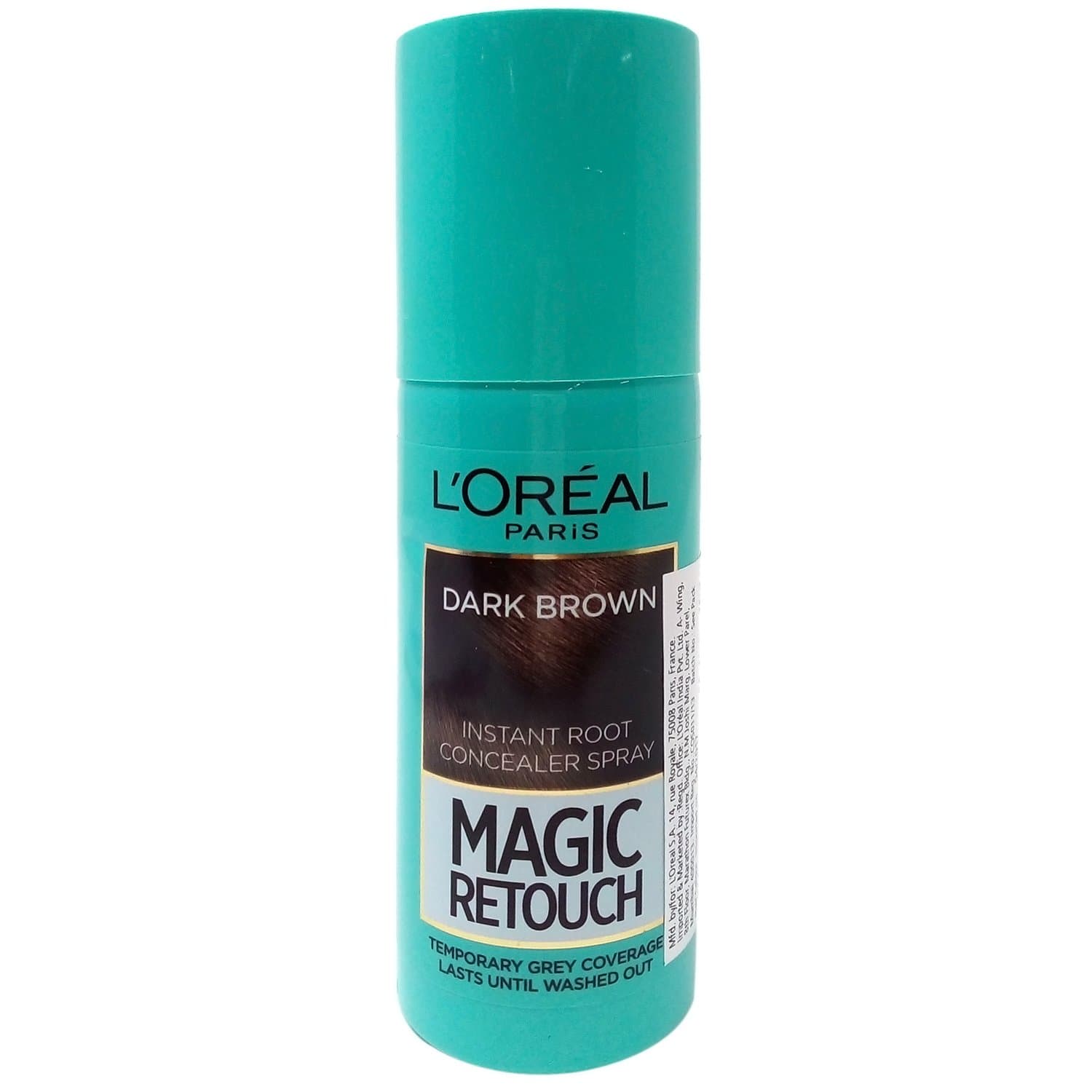 Magic Retouch Instant Root Concealer Spray - Dark Brown, 75Ml Bottle
