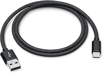 Woven Car CarPlay USB-C Cable for iPhone Charger MFi-Certified USB-C to USB Cable Cord Fast Charging for Apple iPhone 17 Pro Max/17Pro/iPhone Air/16 ProMax/16e/15 Plus/15, iPad Air M2 (3.3ft, Black)