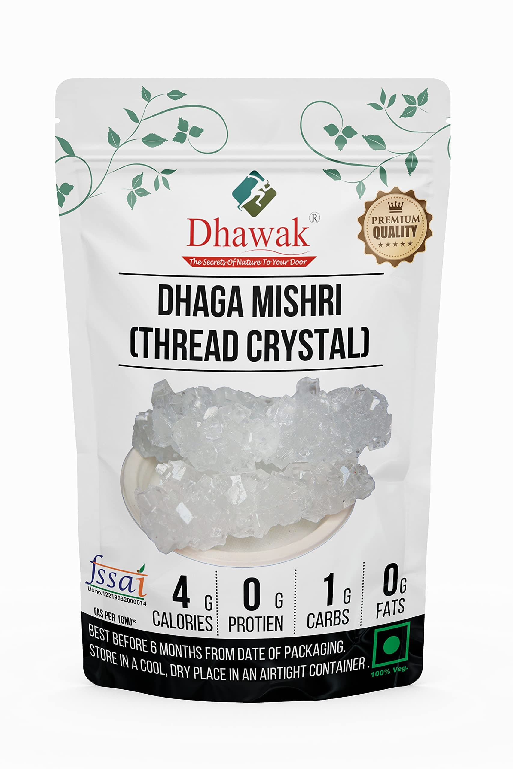 Dhawak Dhaga Mishri - 1800 GMS. (Thread Crystal)