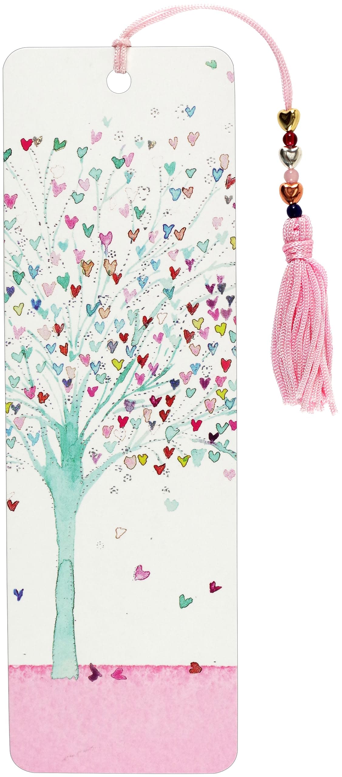 Tree of Hearts Beaded Bookmark