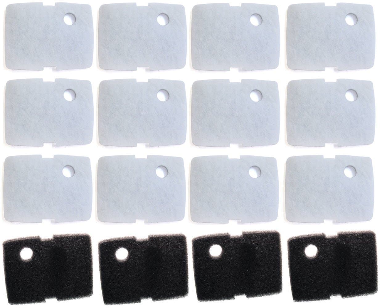 Generic Bio Floss and Bio Sponge Value Packs for Cascade 500/700/1000/12000/15000 Canister Filters (#1200/1500 Bio Floss/Sponge Combo)