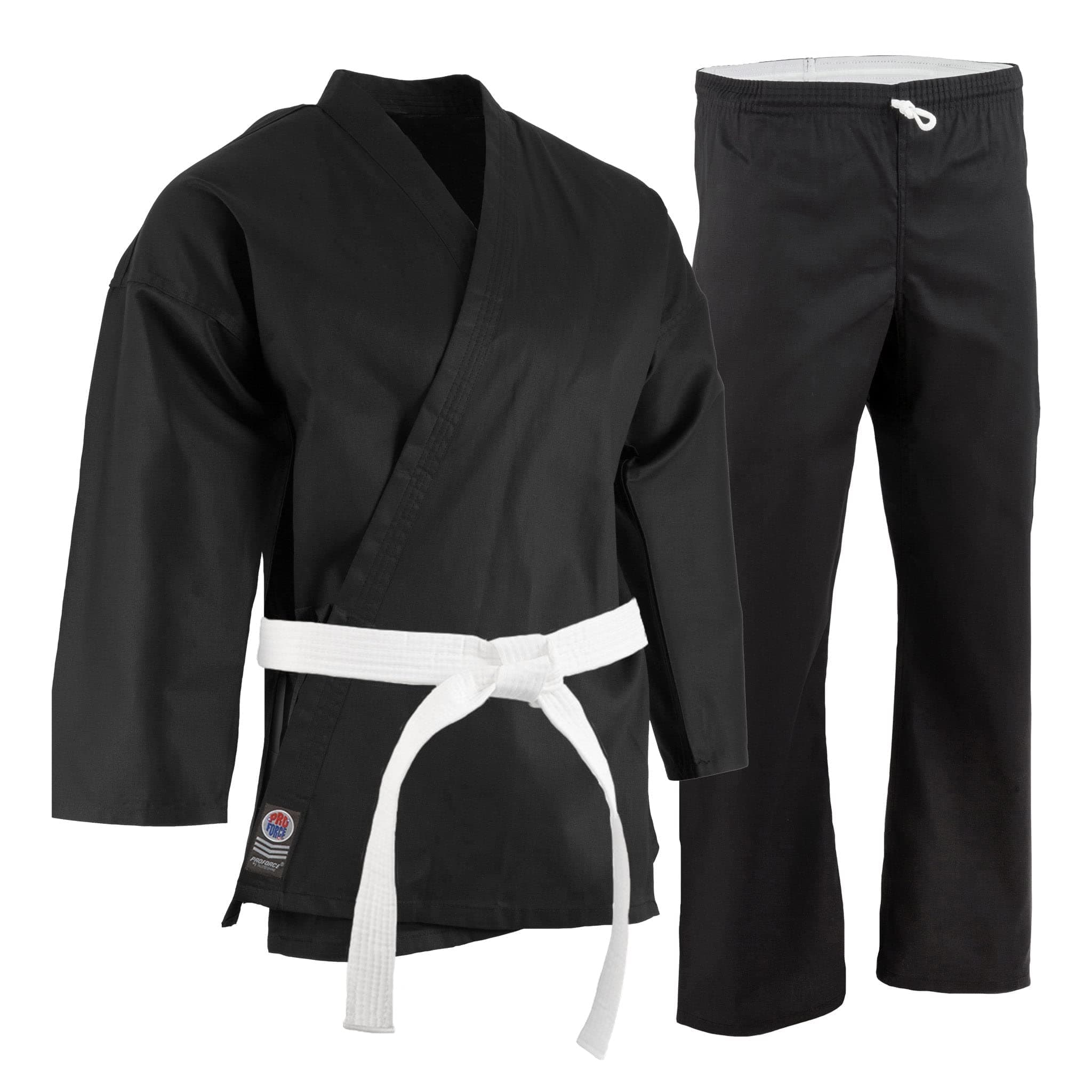 5oz Ultra Light Weight Karate Gi/Uniform - Black - Size 0