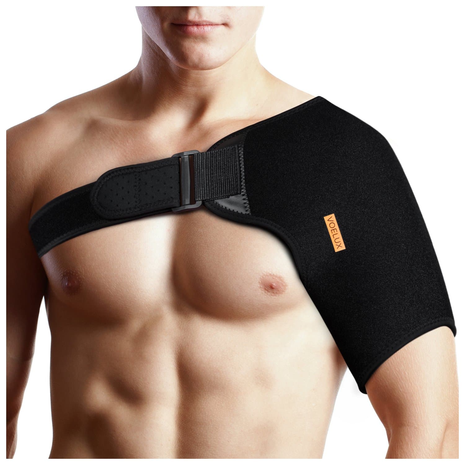 VOELUX Shoulder Support Brace & Rotator Cuff Compression Sleeve For Men & Women