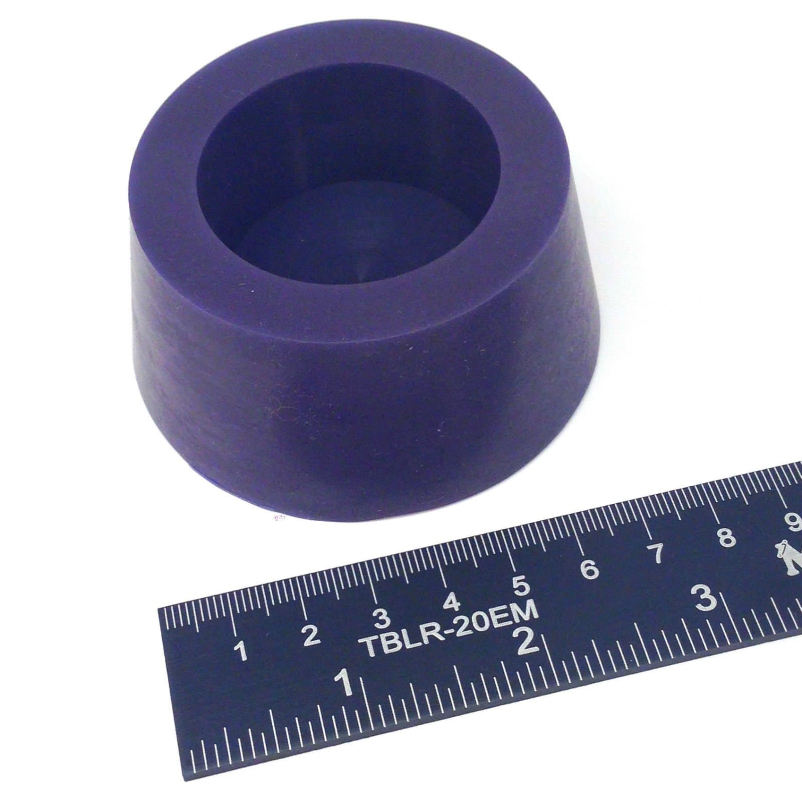 High Temp Masking Supply(1) 2 7/16" x 3" #13.5 Silicone Rubber Tapered Stopper Plug Powder Coating Paint