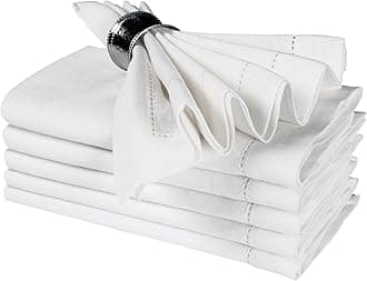 Cloth Napkins,100% Linen Napkins White,Napkins,Linen Napkins,Dinner Napkins Cloth,Napkins Cloth,Wedding Napkins,Easter Thanksgiving,Christmas Napkins 16x16 Cloth Napkins Set of 6
