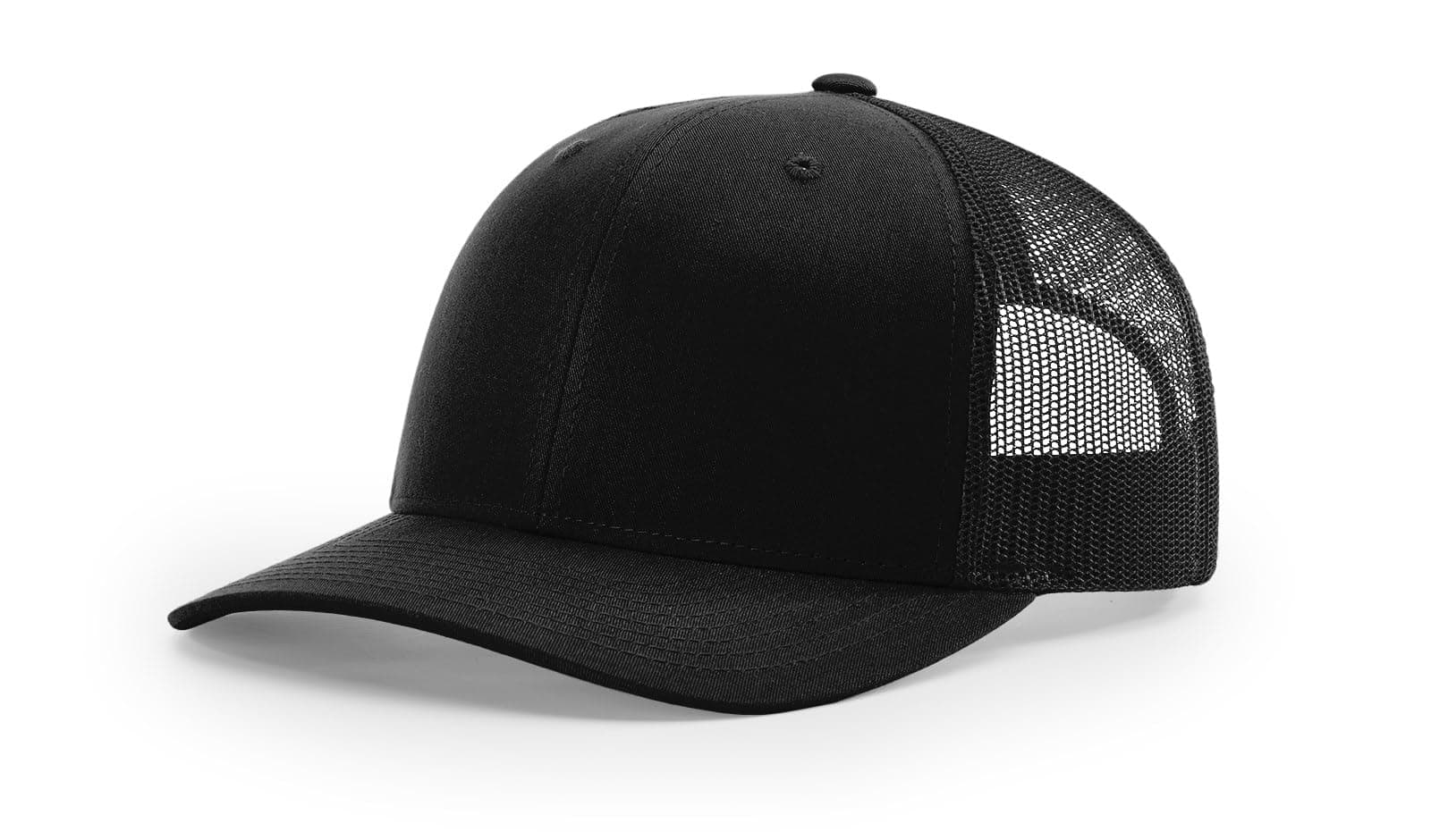 Richardson 112 Trucker Hat - Premium Blank Baseball Cap, Adjustable Snapback Hat - Structured Six Panel Richardson Blank Hats