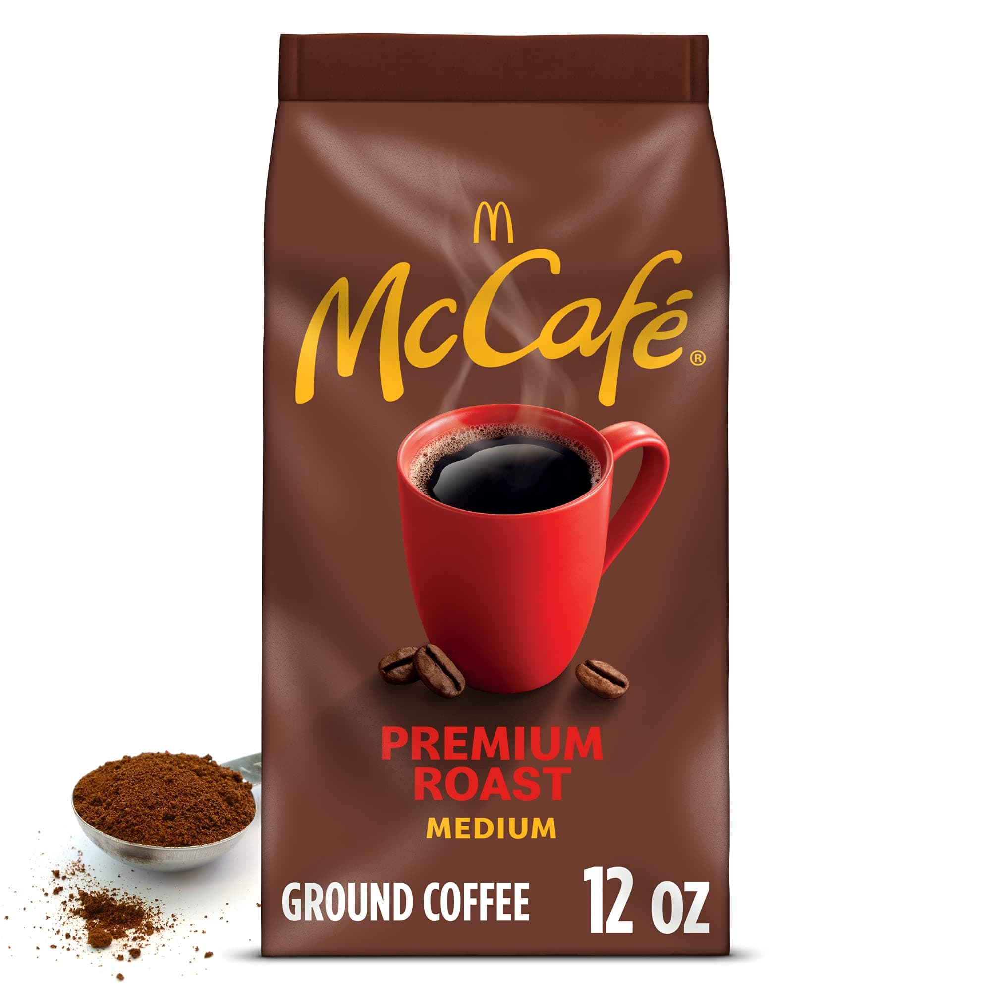 McCafe Premium Roast, Medium Roast Ground Coffee, 12 oz Bag