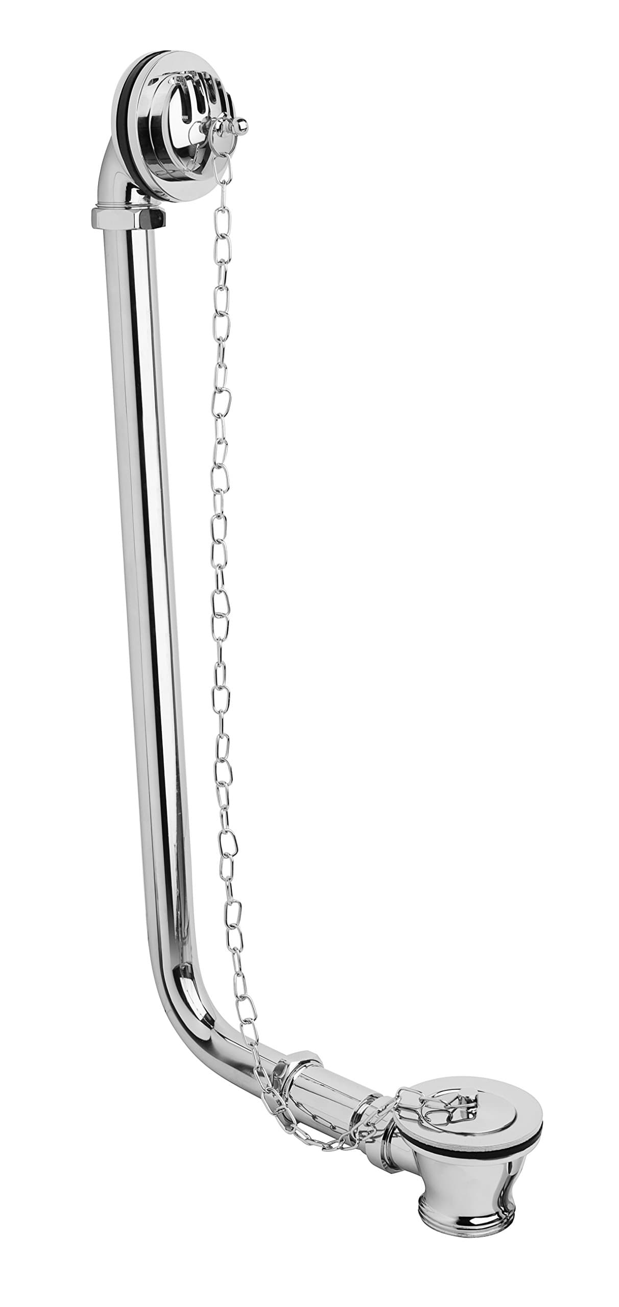 Old London EA385 Classic Exposed Bath Waste, Silver