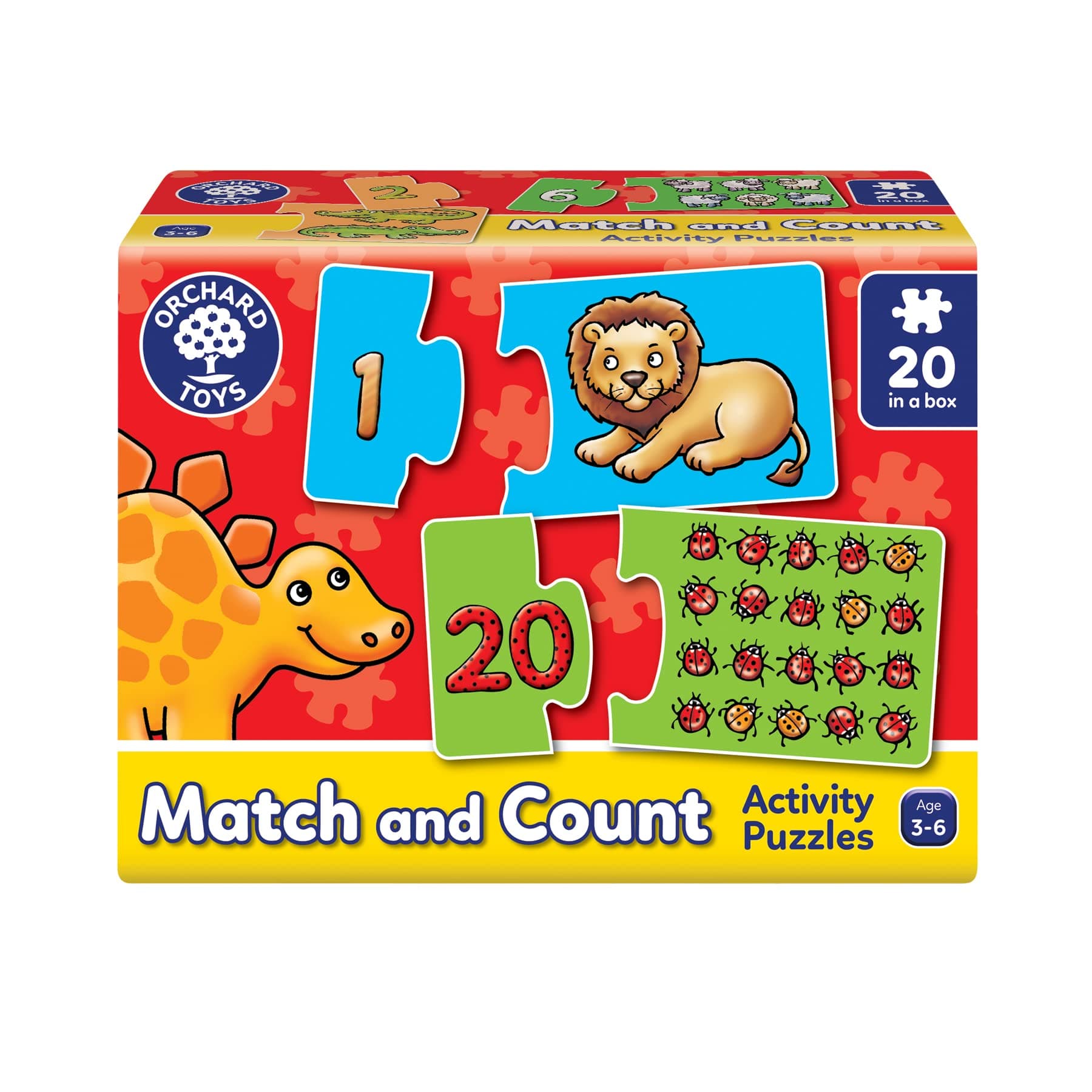 Match and Count Activity Jigsaw Puzzle, (40 Piece)