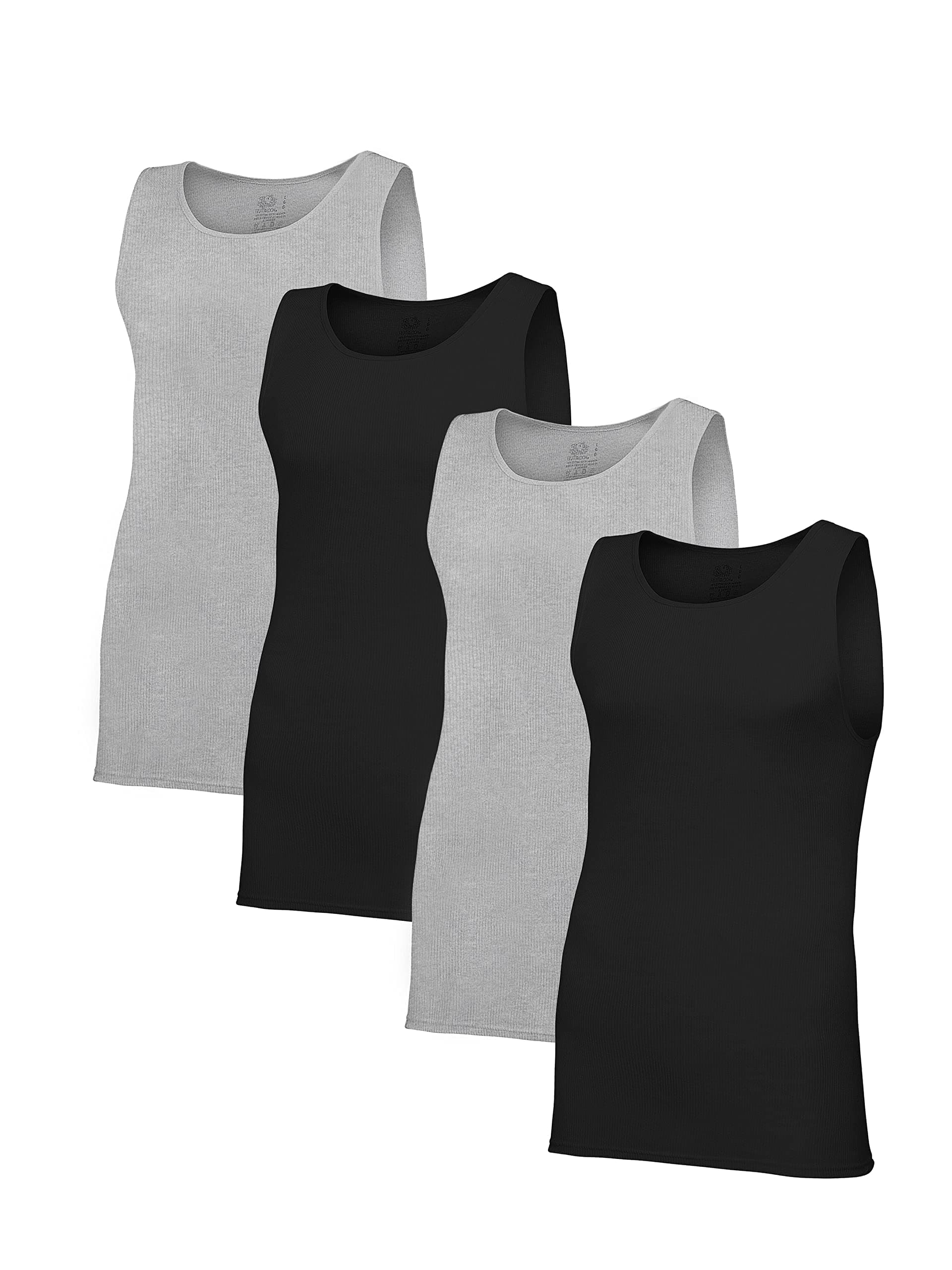 Mens Tag-Free Cotton Undershirts
