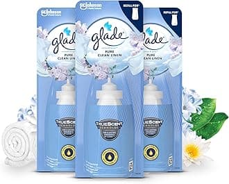 Sense & Spray Diffuser Refills, Automatic Air Freshener Refills for Home, Clean Linen, Pack of 3