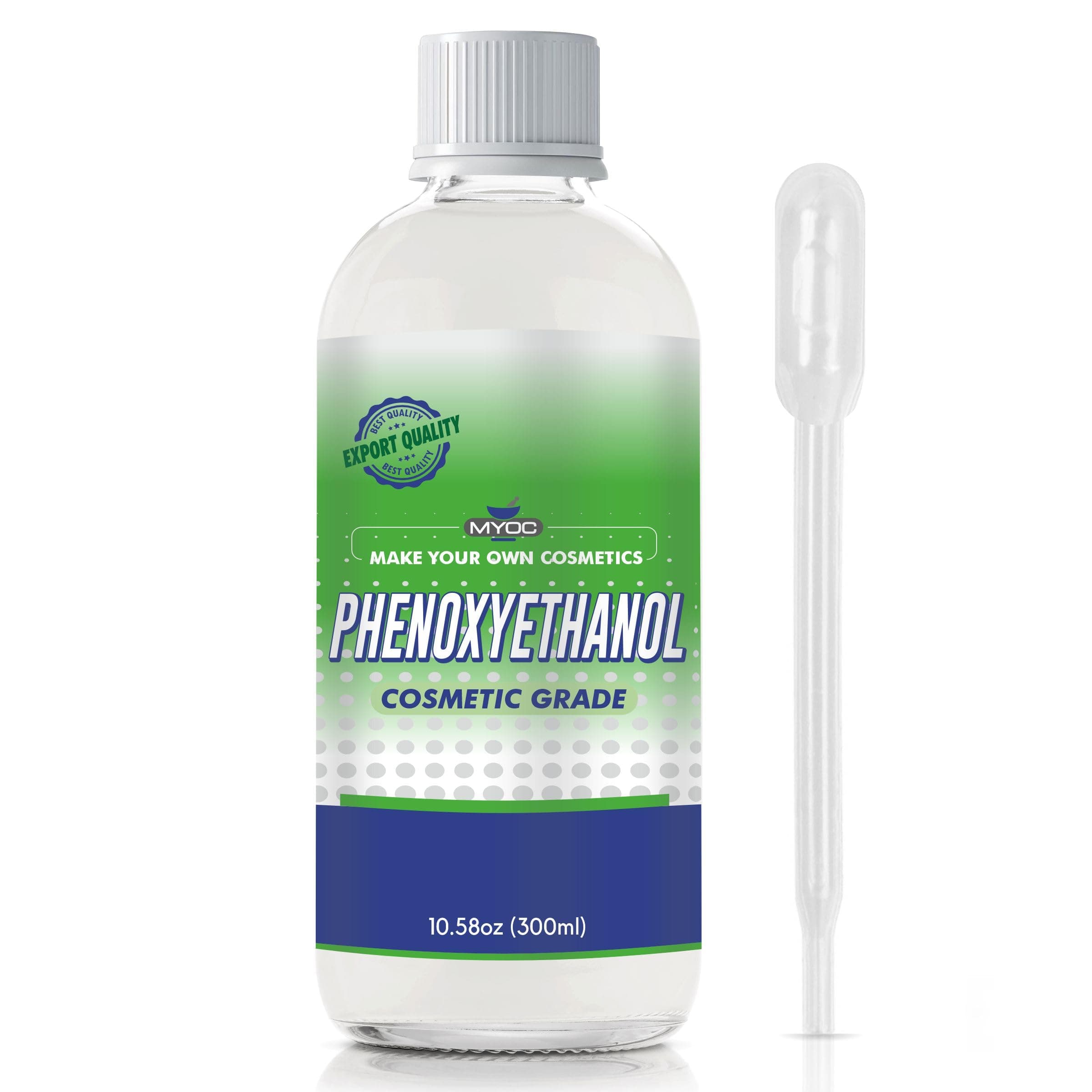 Phenoxyethanol liquid | liquid preservative suitable for Making Soap, Conditioners, Lotion, Creams, and More, Premium Liquid Preservative, Cosmetic Grade 10.58 Oz / 300 ml