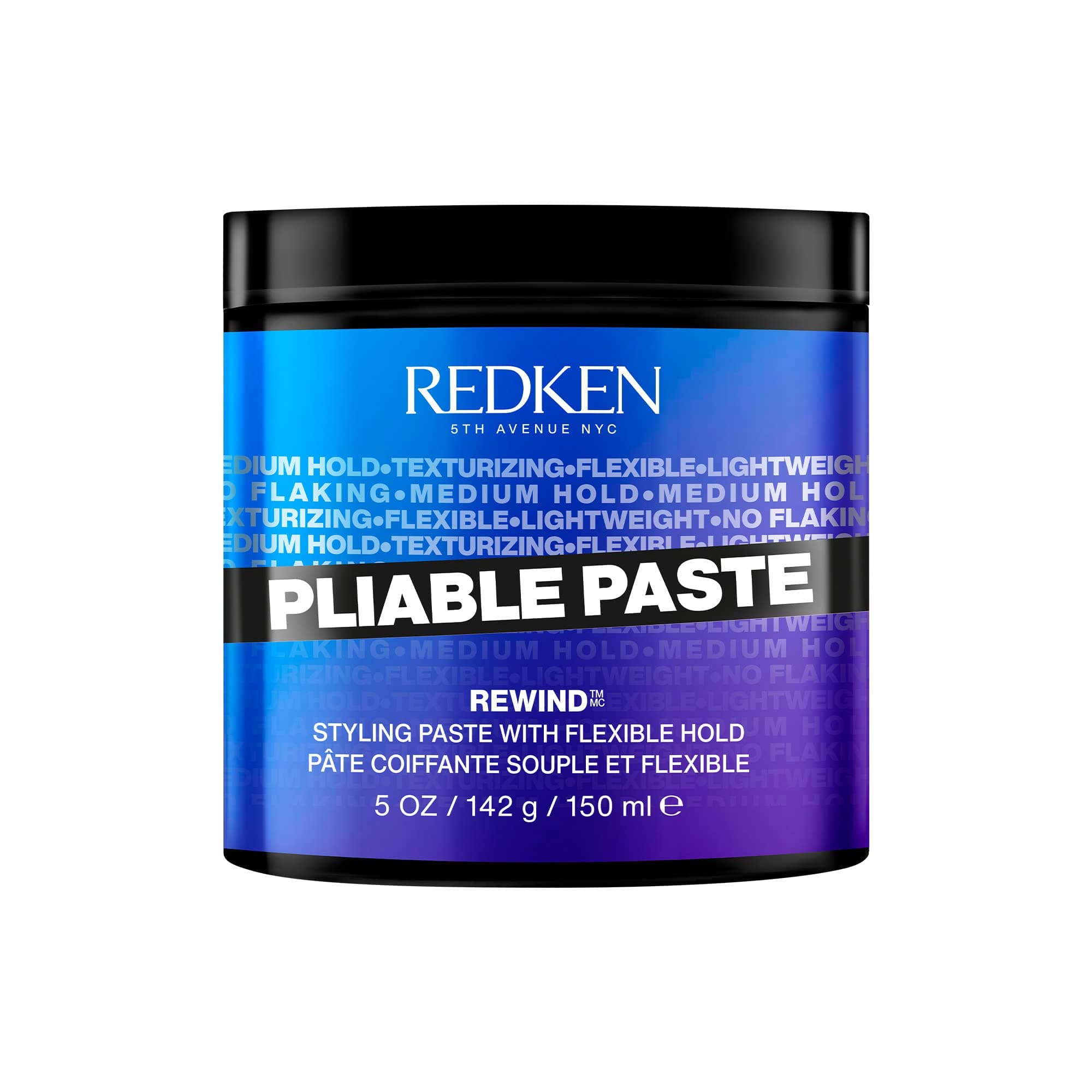 Pliable Paste, Texturising Hair Paste for Flexible, All-Day Re-Workability, For Men and Women, Medium Hold, 150 ml