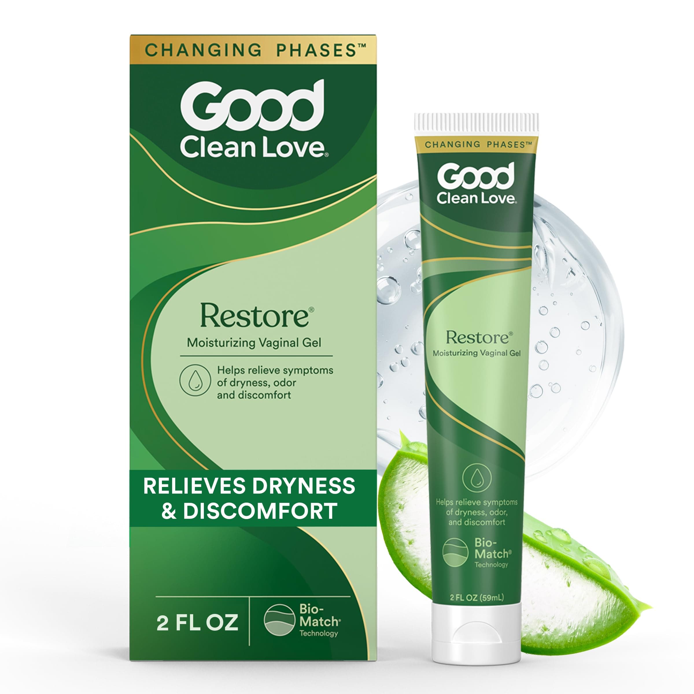 Good Clean Love Restore Moisturizing Personal Lubricant, 2 Oz (Pack of 1)