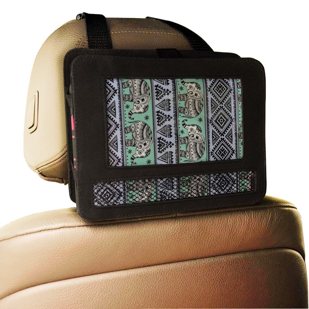 CycleMore New Car headrest mount strap holder case for 7 inch portable DVD player