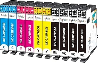 Replacement for 604XL Ink Cartridges Multipack Compatible with Epson Expression Home XP-2200 XP-2205 XP-3200 XP-3205 XP-4200 XP-4205 Workforce WF-2910 WF-2930 WF-2935 WF-2950, 10 Pack