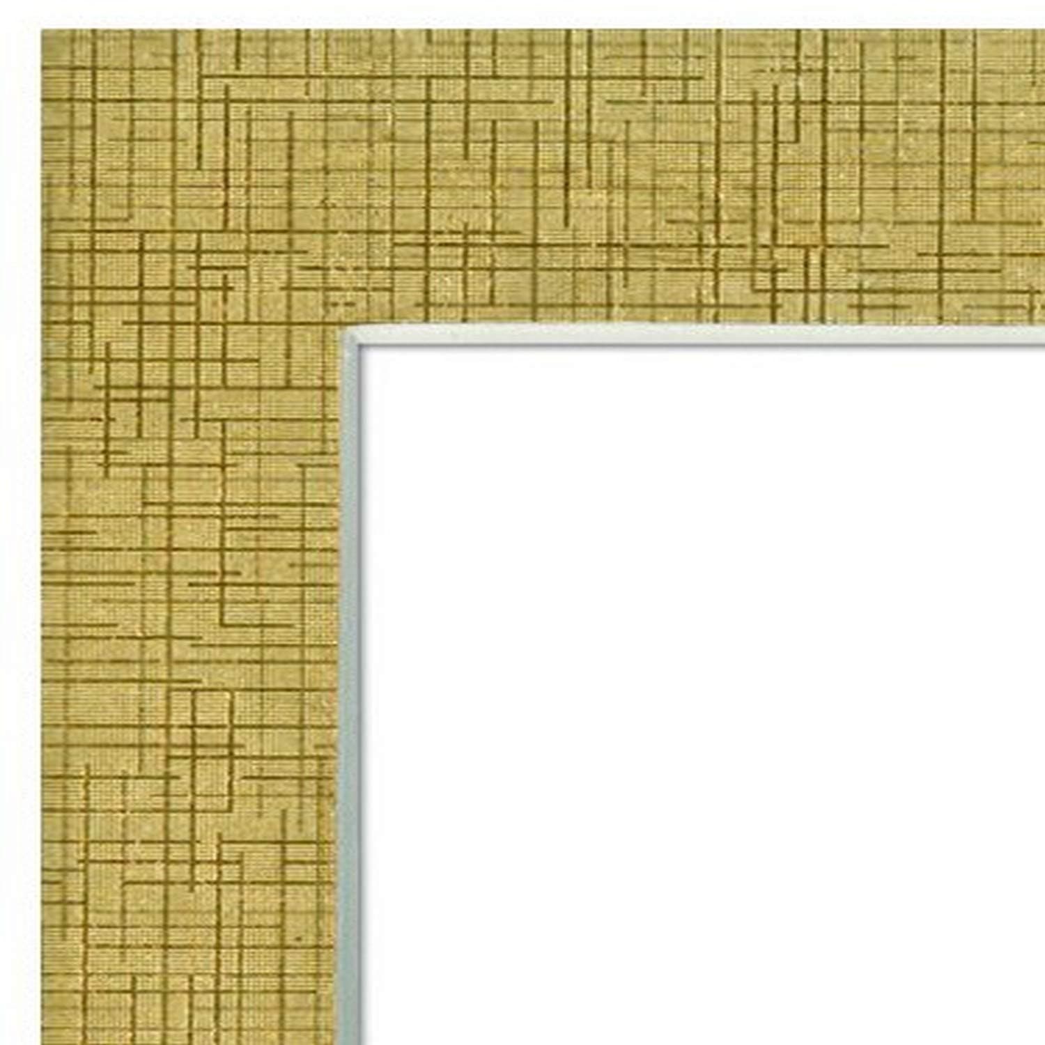 Imperial Frames Gold-Colored Textured Mattboard, Fits 3-1/2 by 5-Inch Pictures into 5 by 7-Inch Frame