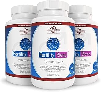 Daily Wellness for Men - Male Fertility Supplements, Vitamin Blend Pills - Male Count Pre-Conception for Him - Fertility Supplements for Men - 60 Capsules, 3 Pack
