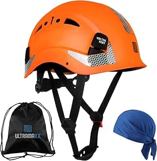 Safety Helmet Hard Hat, ANSI Z89.1 Approved Lightweight Vented Work Helmet, 6-Point Adjustable Ratchet Suspension Hardhat Ideal for Industrial and Construction