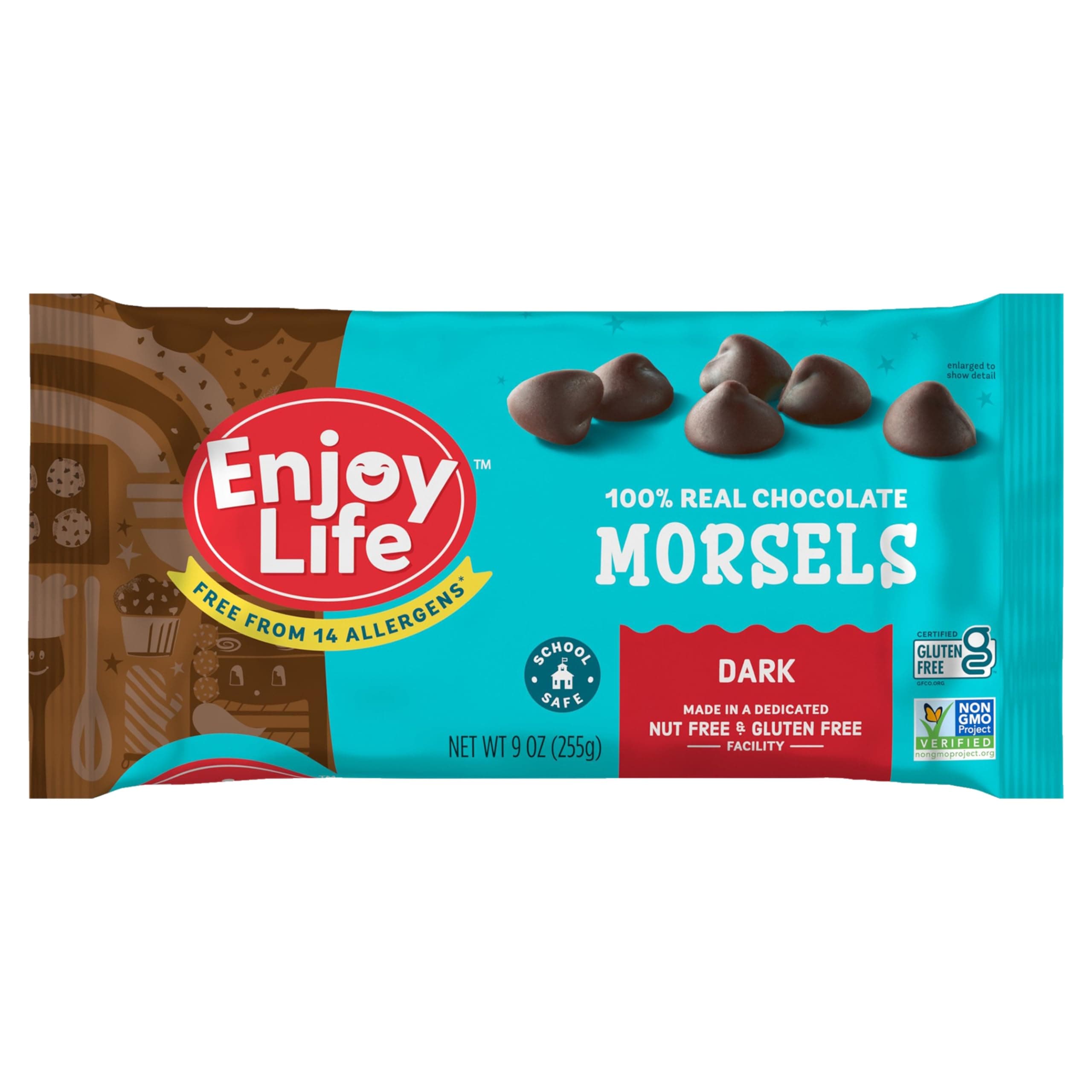 Enjoy Life Morsels Regular Sized Dark Chocolate -- 9 oz by Enjoy Life