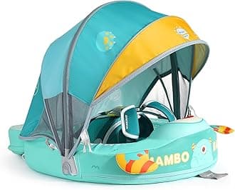 VQ-Ant Upgrade 3rd Generation Baby Solid Swimming Float No Need Inflatable Swimming Ring Swim Training Aid for Bathtub Pools Swim Trainer Swim Float