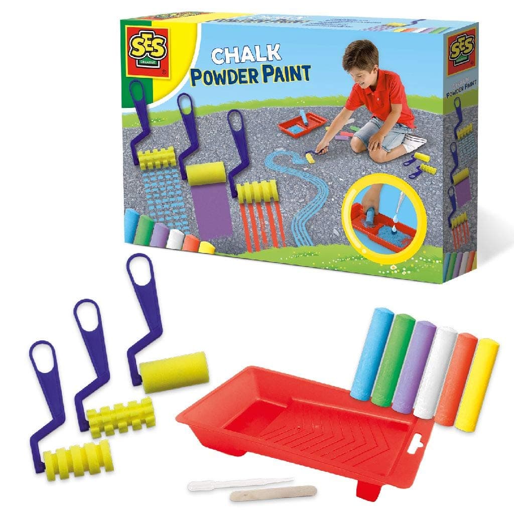 SES Creative 02202 Chalk Powder Paint, Diverse Colours