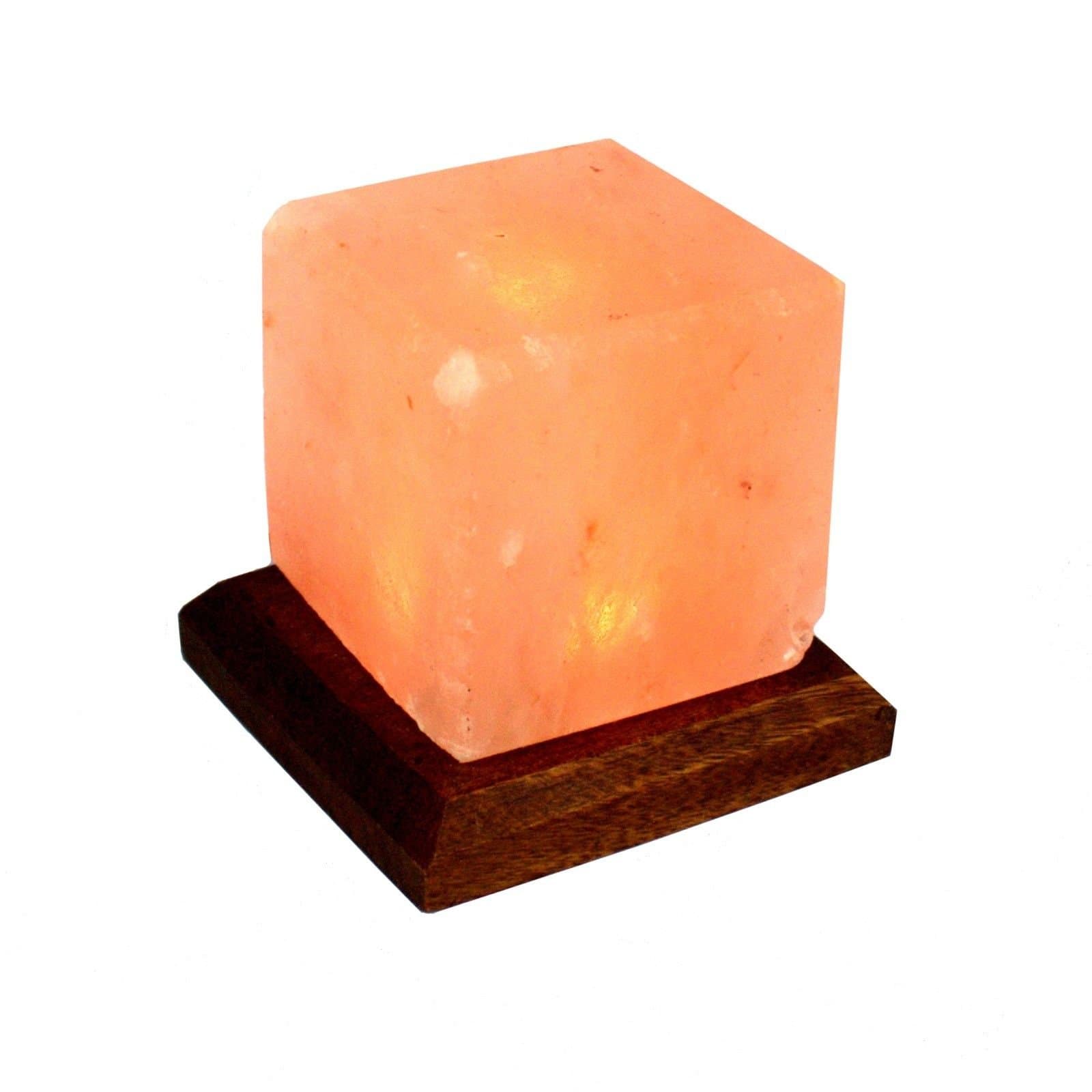 Himalayan Salt Lamp Square for Healing, Harmony, and Purification