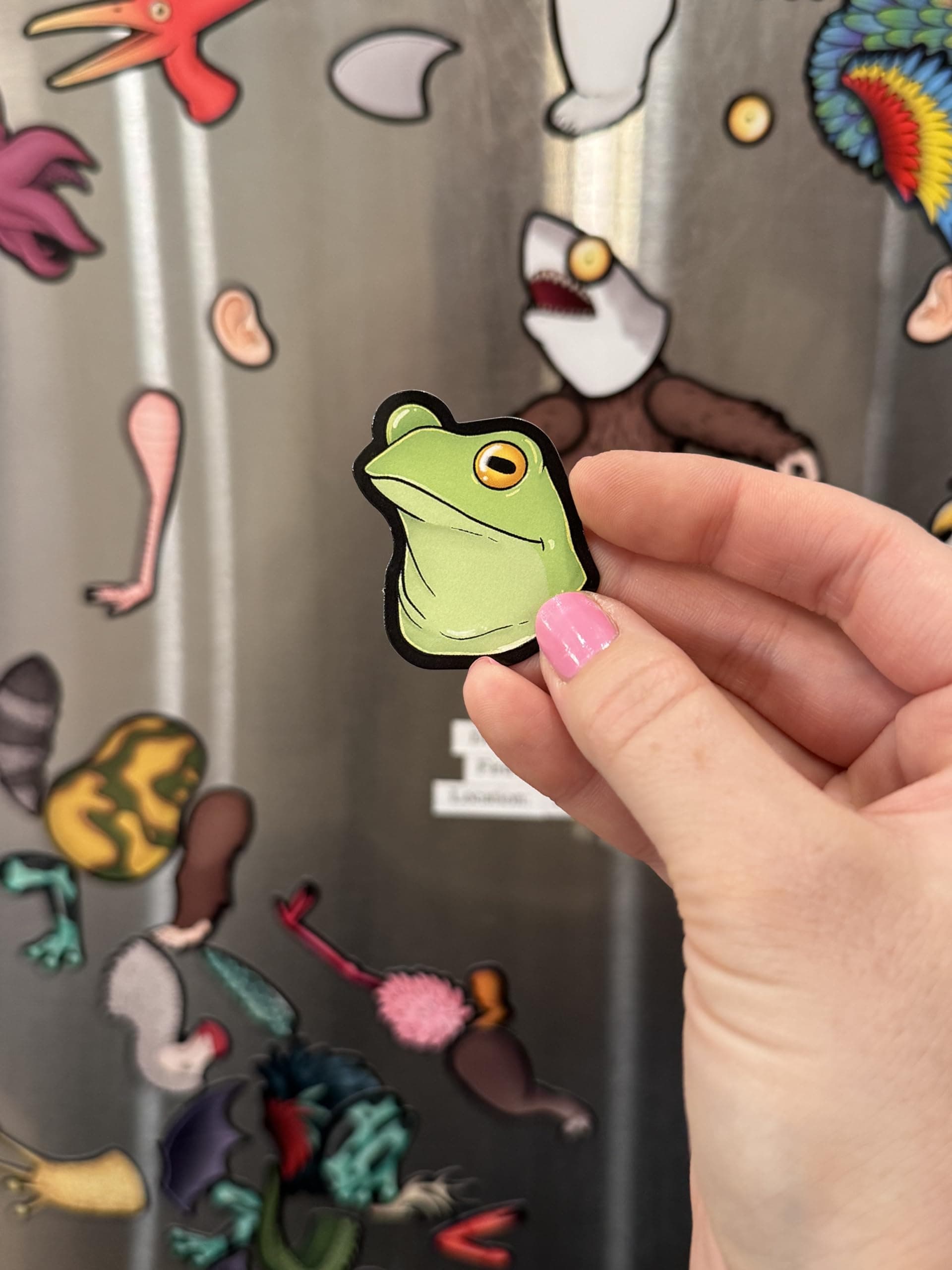 Cryptid Construction Kit - Funny Fridge Magnet Creature Creation Kit by Dissent Pins