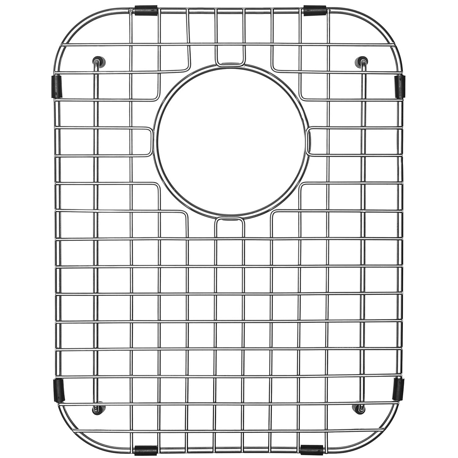 Serene Valley Sink Protector and Kitchen Sink Bottom Grid NDG1317, 304 Premium Stainless Steel, dim 11 7/8" x 15 3/8"