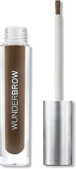 – Eyebrow Gel, Waterproof, Smudgeproof, Lasts for Days, Shade: Deep Black/Brown, Vegan and Cruelty-Free