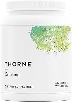 THORNE Creatine - Micronized Creatine Monohydrate Powder - Support for Muscles & Cognitive Function* - for Women & Men - Unflavored - NSF Certified for Sport - 5 g per Serving - 180 Servings