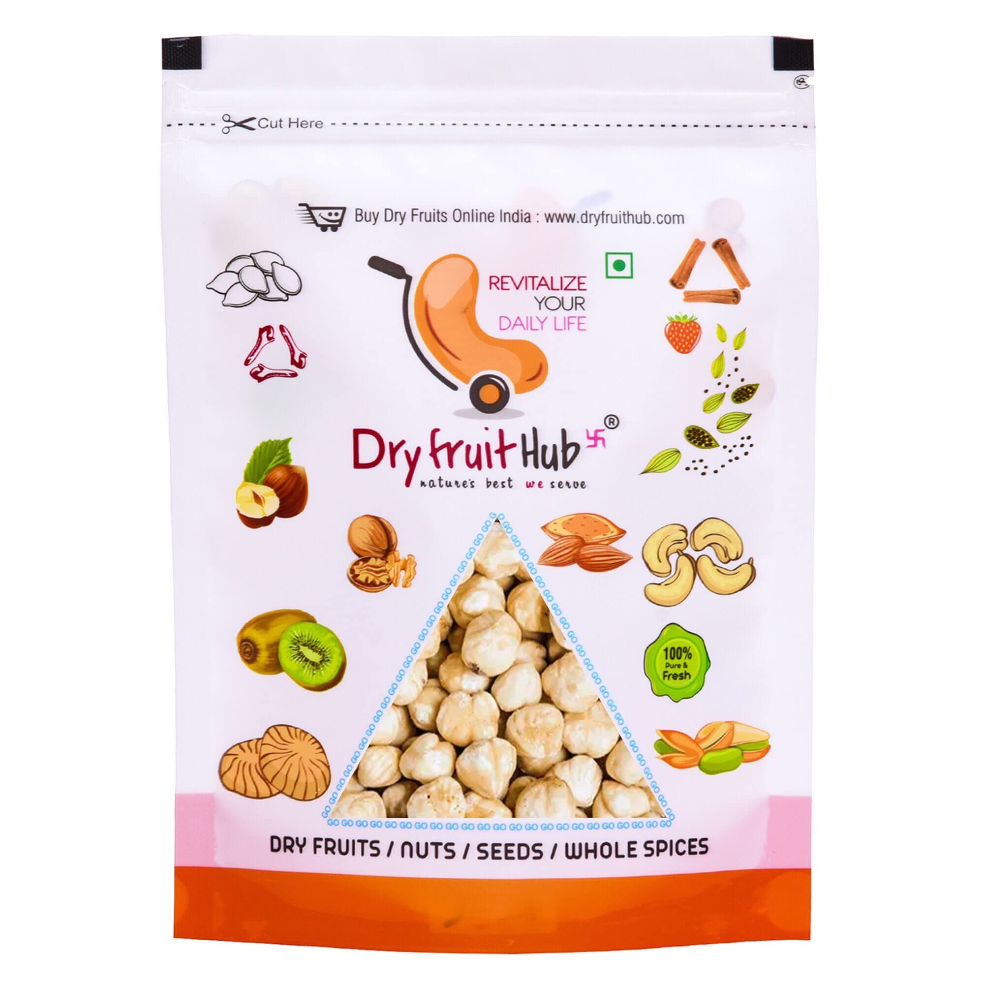 Dry Fruit Hub Hazel Nuts - Pack of 1kg