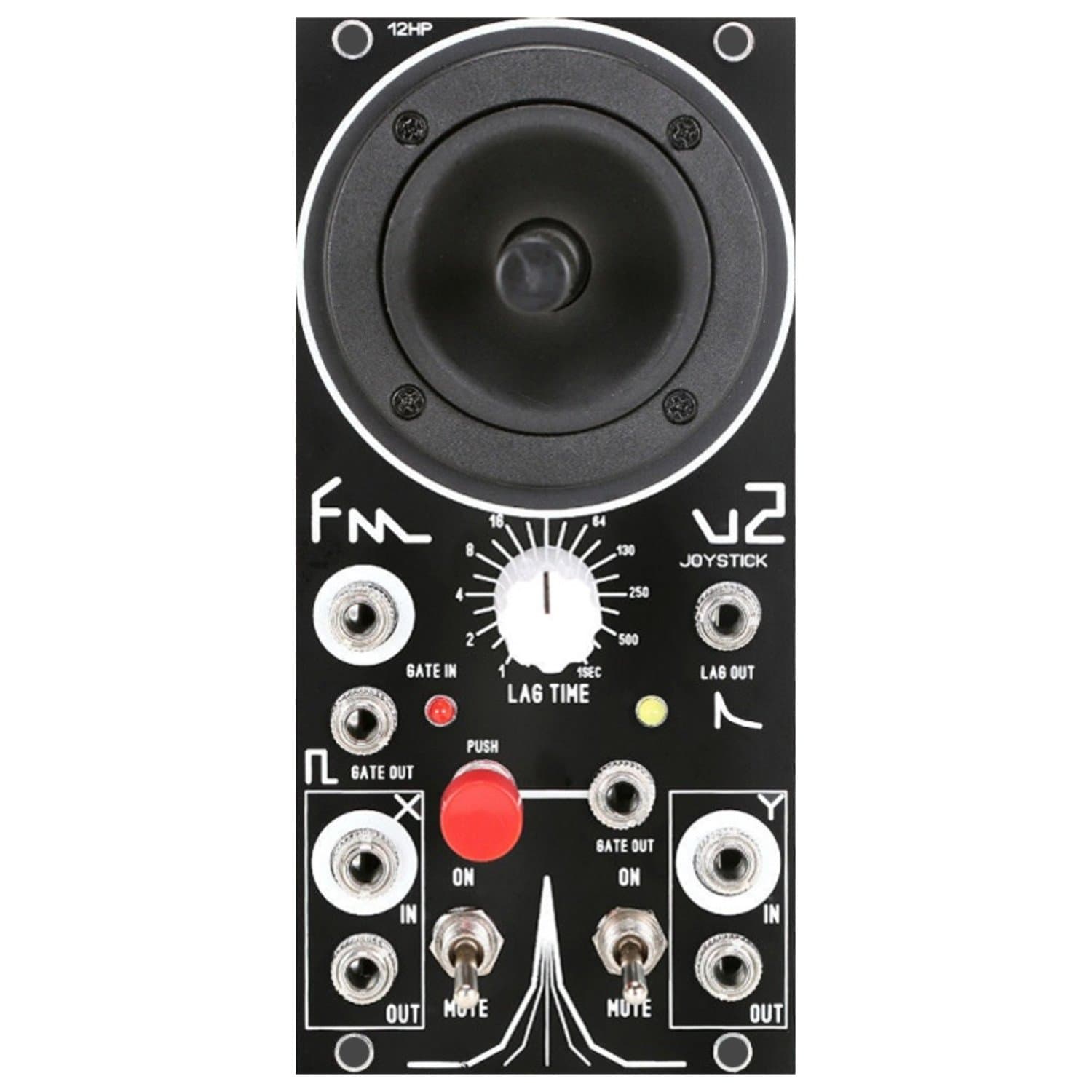 FM JOYSTICK Eurorack Synthesizer Module BLACK