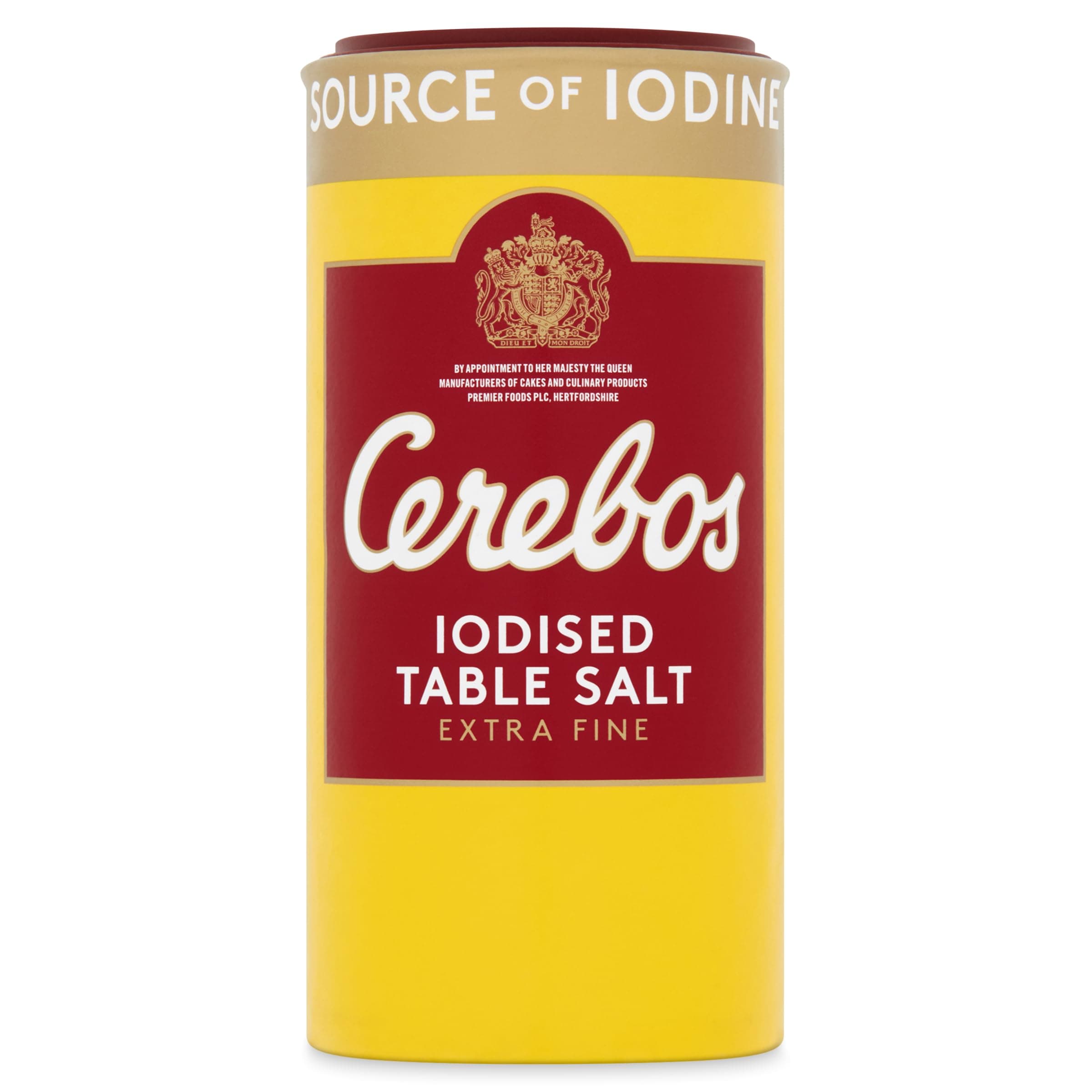 Cerebos Ready-to-Use Iodised Salt, 400 g Drum (Pack of 1)
