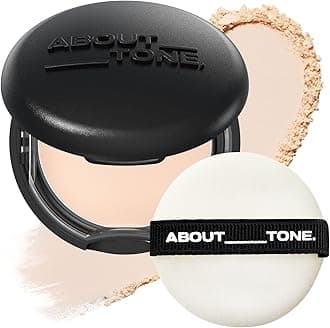 Blur Powder Pact 0.32oz - Pressed Powder Compact with Mirror and Puff Makeup Setting Finishing Blurring Natural Translucent Lightweight Face Sebum Oil Control Vegan Formula (02 LIGHT)