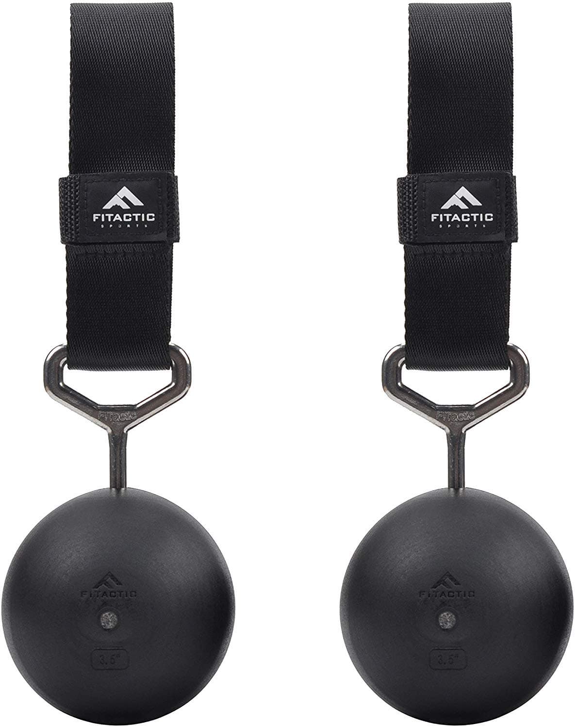 FITactic Rock Climbing Solid Training Cannonball Bomb Pull Up Power Ball Hold Grips for Straps for Finger, Forearm, Biceps, Back Muscles