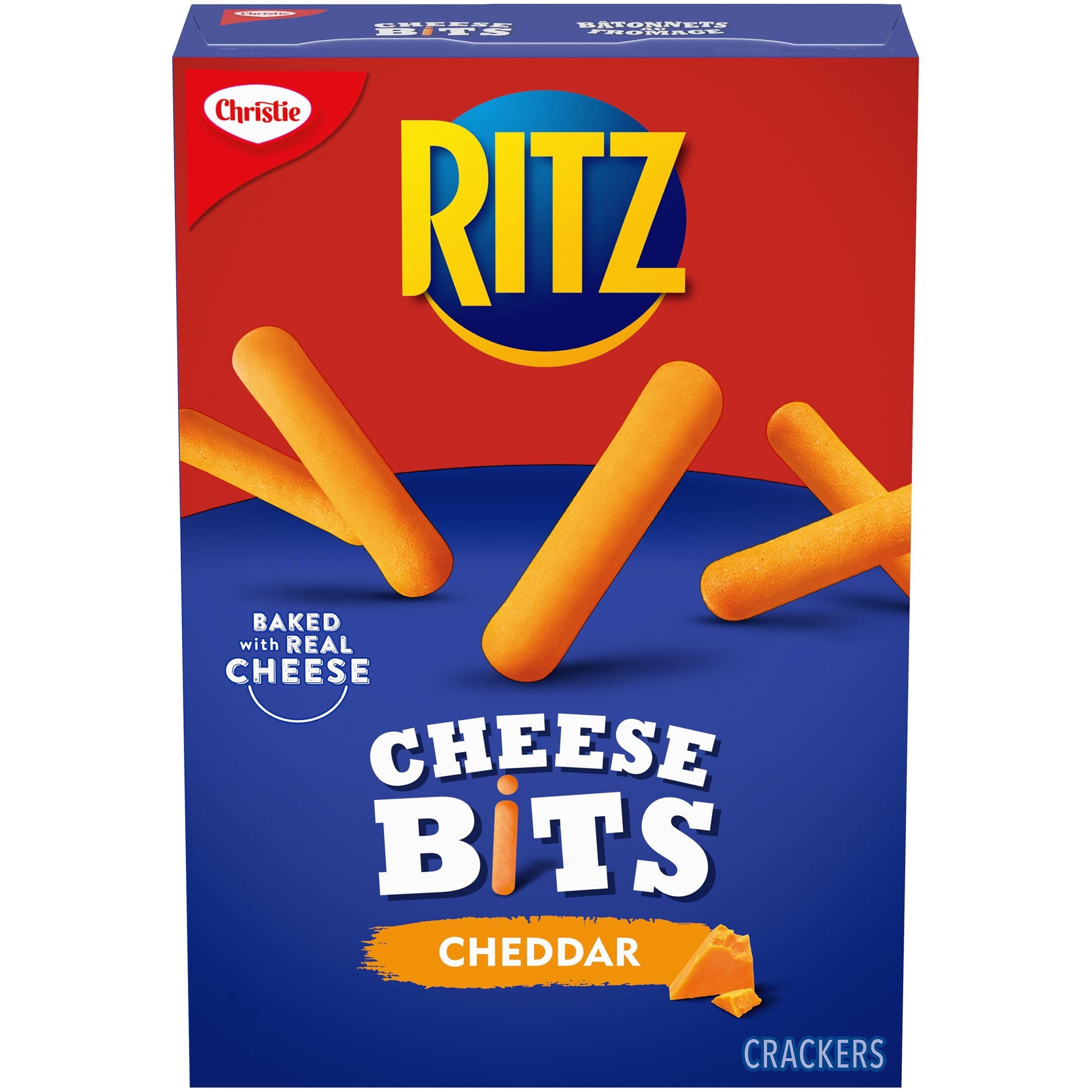Ritz Cheese Bits Cheddar Flavoured Crackers, 200g/7 oz,Box, Imported from Canada}