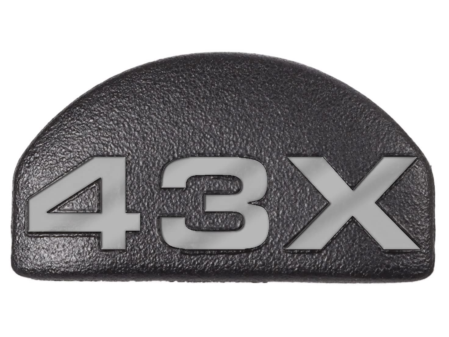 NDZ Performance Pearce Grip Frame Plug for Glock 43x & 48 9MM in Black Polymer Laser Engraved