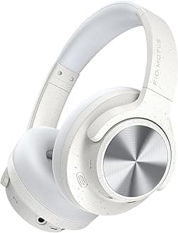 Noise Cancelling Headphones: Wireless Over Ear Bluetooth Headphones with 130H Playtime - Hi-Res Sound Custom EQ via App Deep Bass Comfort Fit Ear Cups for Travel Home Office