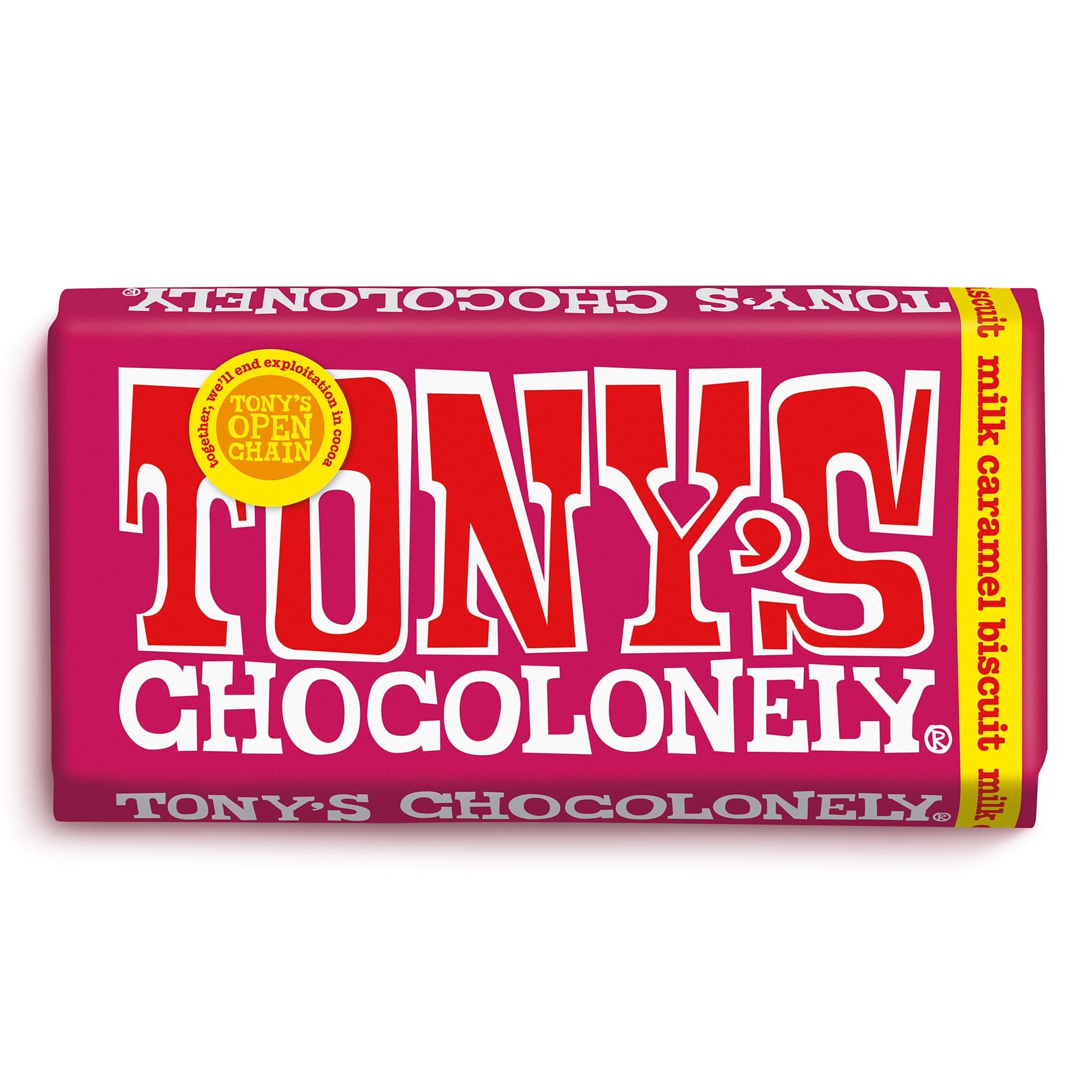 TONY'S CHOCOLONELY MILK CARAMEL BISCUIT