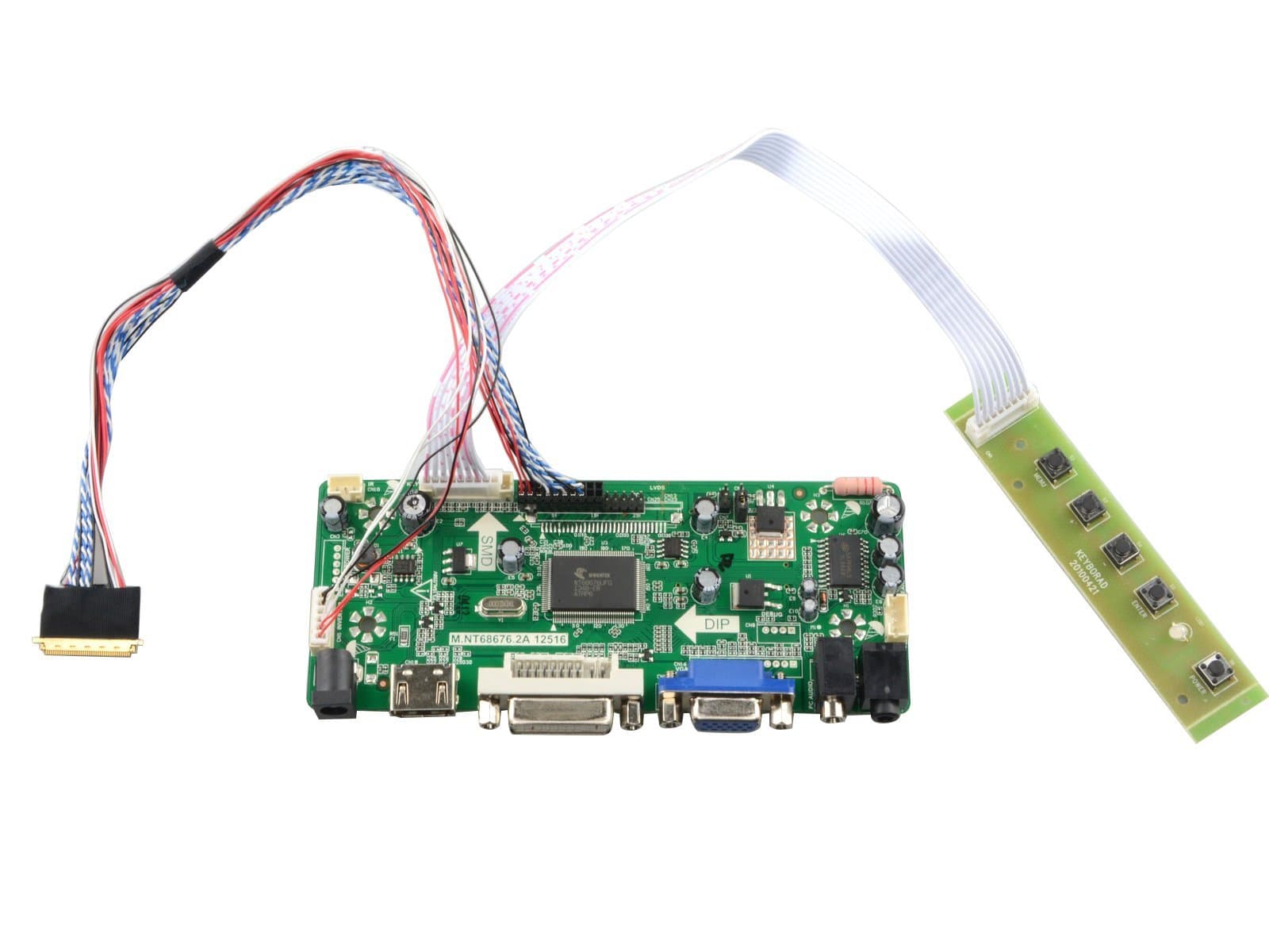 M.NT68676.2A HDMI DVI VGA Audio LCD Controller Board for N156B6-L0A N156B6-LOA N156B6-L0B N156B6-LOB 1366x768