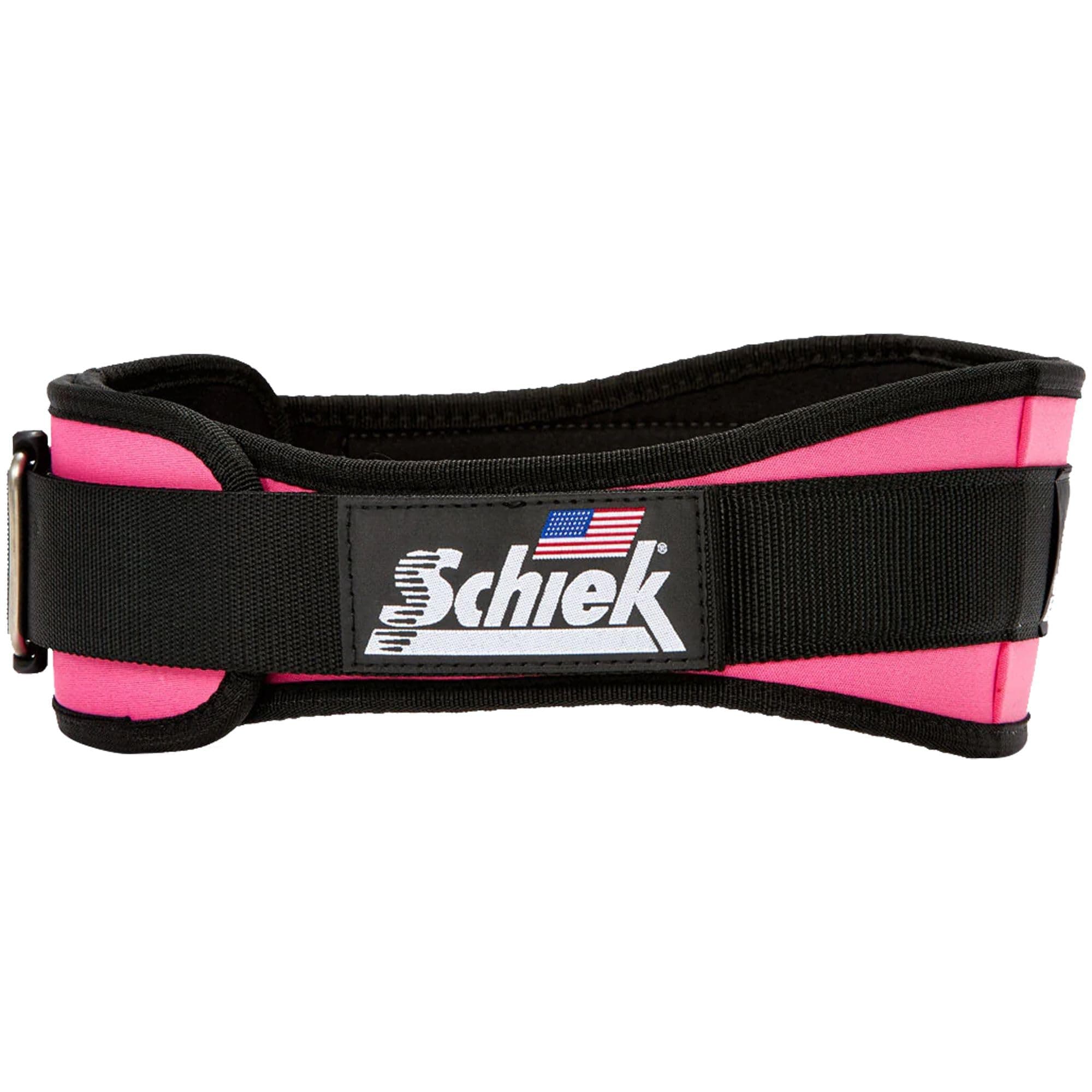 4 3/4 Schiek Lifting Belt Small - Pink, S (27-32)/Pink