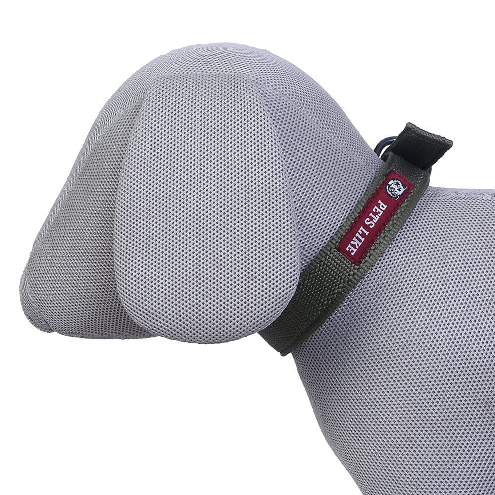 - Pets Like Dog Polyester Collar Olive Green(20mm)