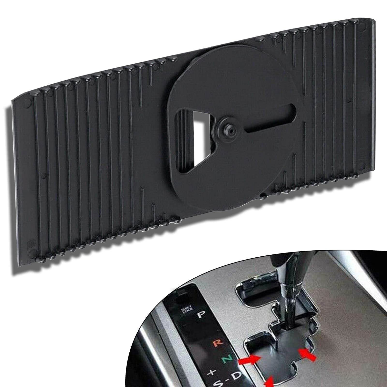 Shift Slider Center Console Slide Cover Compatible for Lexus IS250 IS350 2005-2013 Replace Gear Shift Position Slide Cover 35975-53020