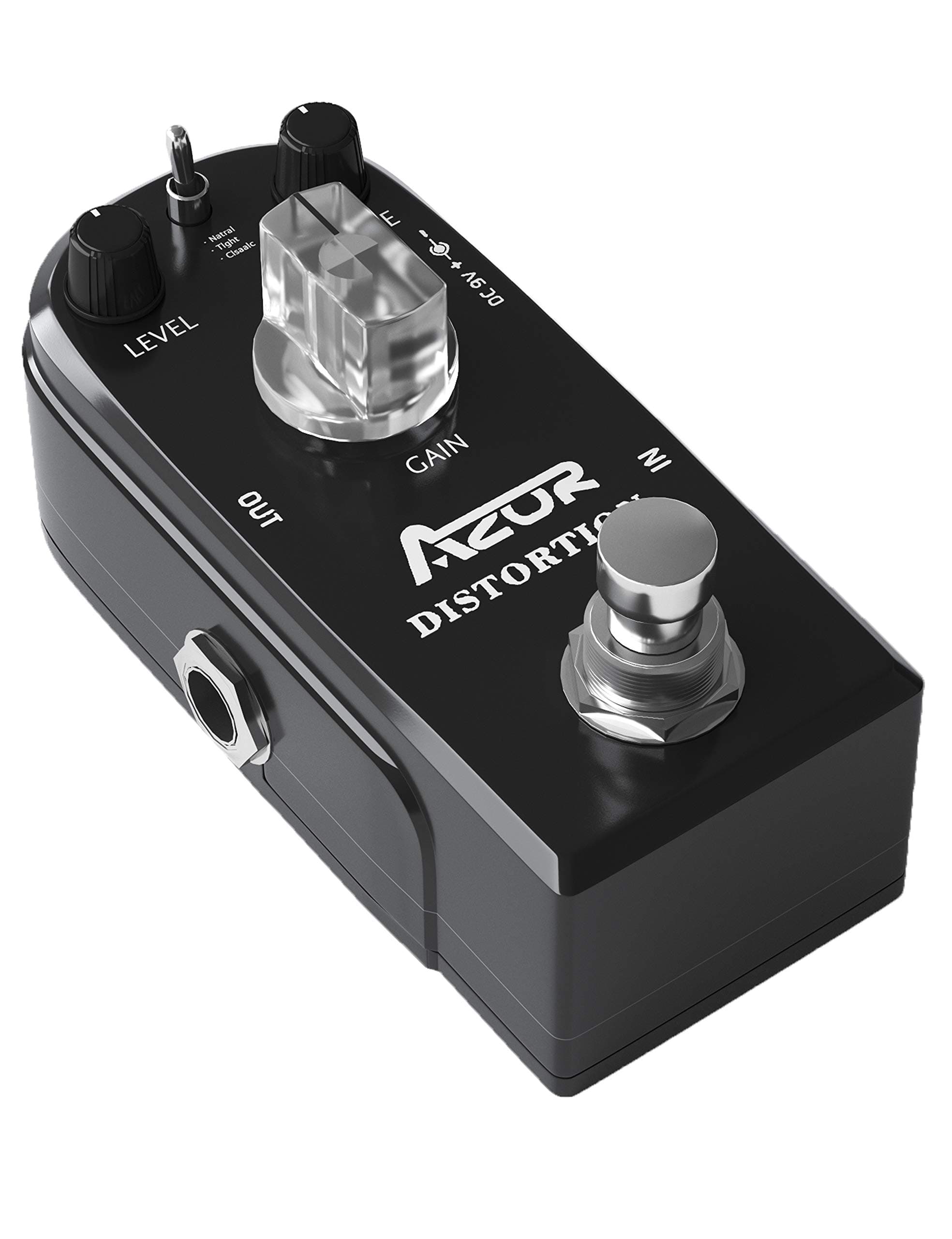 Distortion Guitar Effect Pedal 3 Modes Natural, Tight, Classic for Electric Guitar True Bypass AP-302