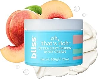 Oh, That's Rich Ultra Silky-Sheen Body Cream | Instantly Absorbs | Smooth & Soothe the Driest Skin | Paraben Free, Cruelty Free | 7.0 oz