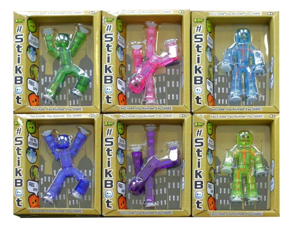StikBot Figures - Pack of 6, Blind Assortment