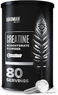 - Micronized Creatine Monohydrate Powder, Muscle Recovery, Caffeine Free, Creatine Pre Workout, Vegan, Post Workout, Gluten Free, Sugar Free | 80 Servings (5 Grams Each) | 0.8lb