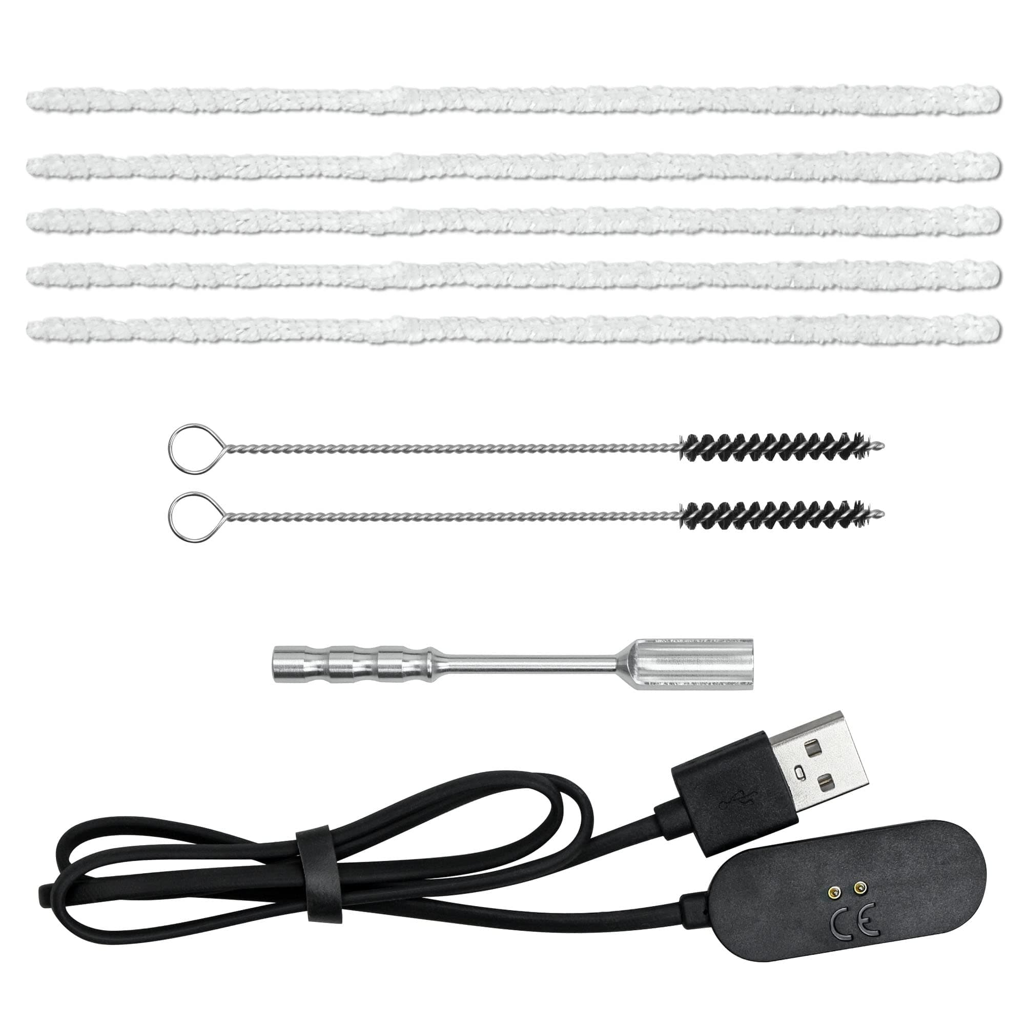 MP mypoleDesigned for 2&3 Charger USB Cable+Loading Spoon Replacement Accessories,[5+2] Brushes Kit for Daily Cleaning Home