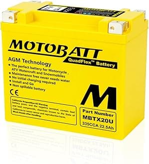 MOTOBATT Rechargeable MBTX20U